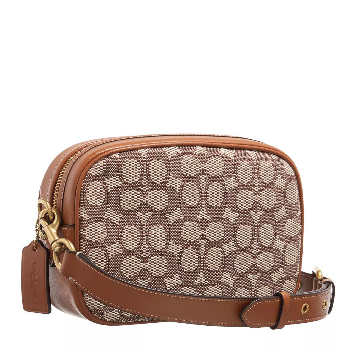 Coach Crossbody Bags - Signature Textile Jacquard Camera Bag - Gr. unisize - in Beige - für Damen von Coach