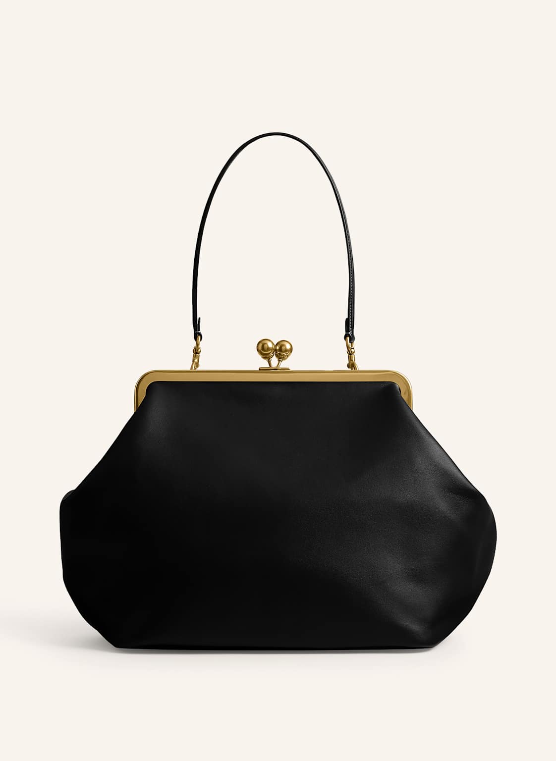 Coach Handtasche Kisslock Frame Large schwarz von Coach