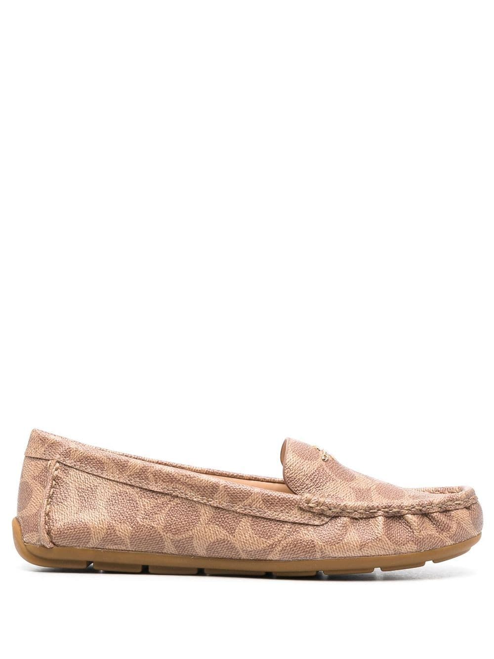 Coach Loafer mit Logo-Print - Nude von Coach