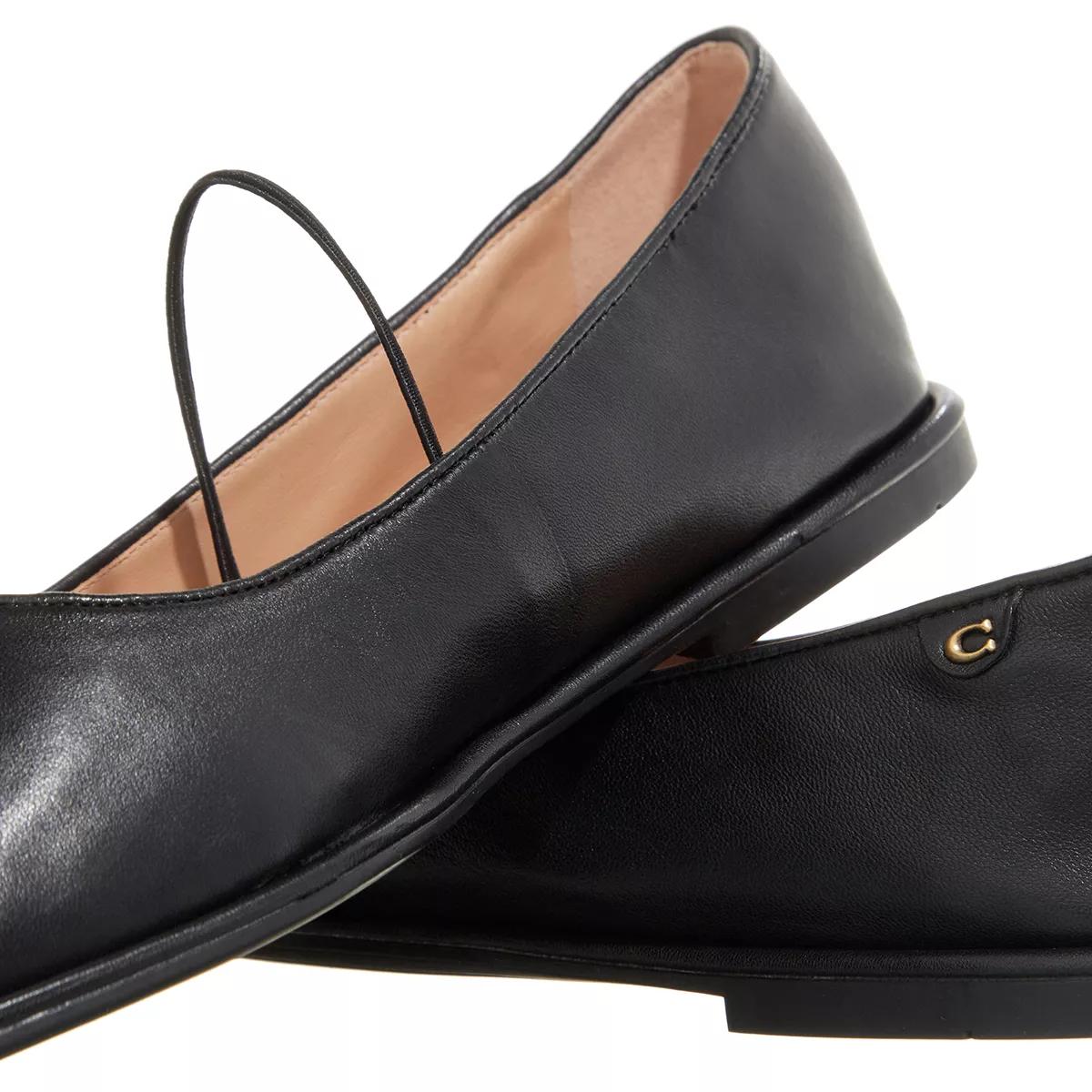 Coach Loafers & Ballerinas - Emilia Leather Mary Jane - Gr. 40 (EU) - in Schwarz - für Damen von Coach