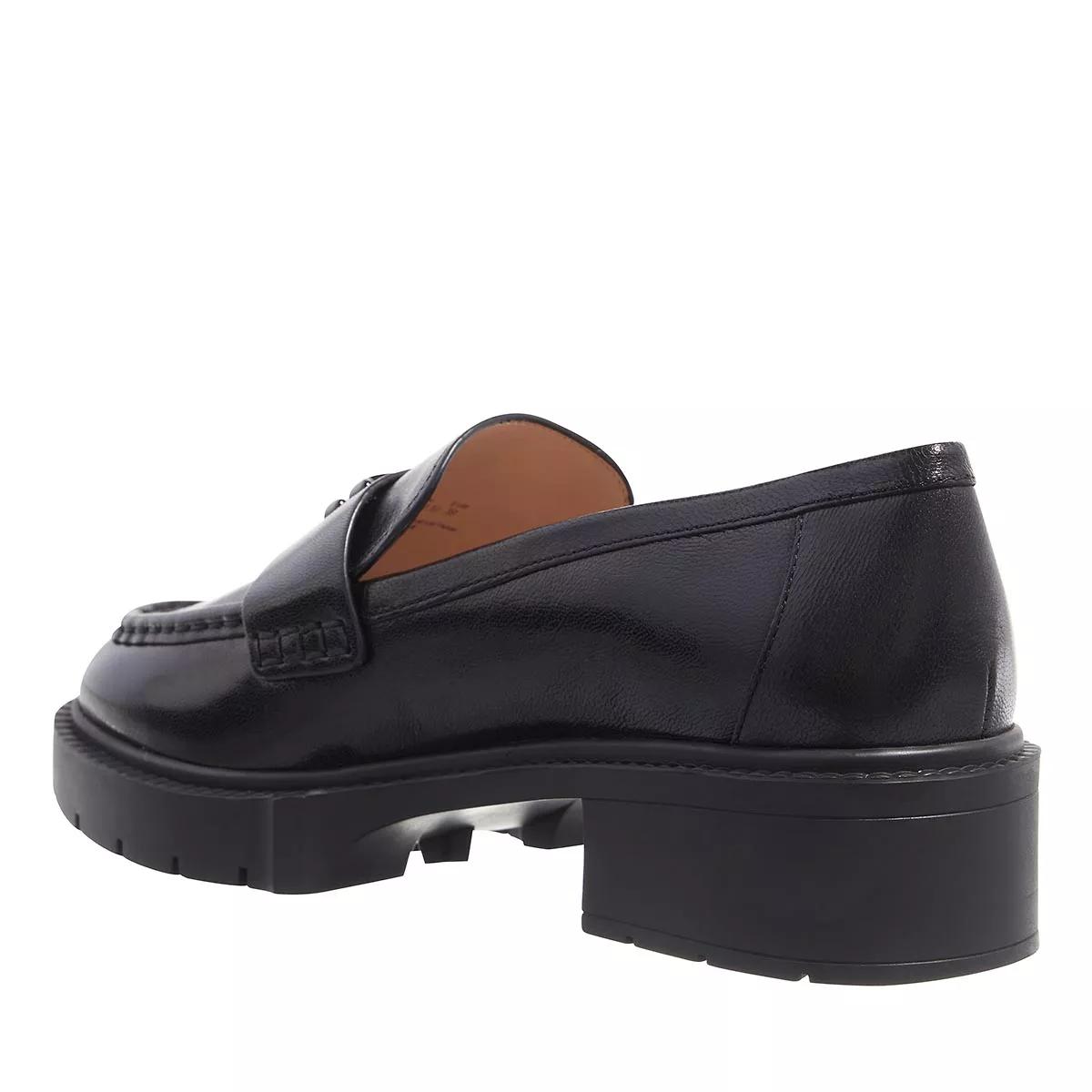 Coach Loafers & Ballerinas - Leah Leather Loafer - Gr. 38,5 (EU) - in Schwarz - für Damen von Coach