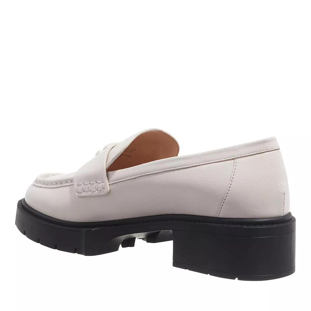 Coach Loafers & Ballerinas - Leah Leather Loafer - Gr. 38 (EU) - in Creme - für Damen von Coach