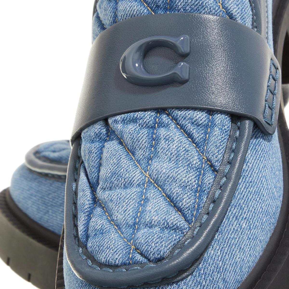 Coach Loafers & Ballerinas - Leah Loafer Quilted - Gr. 40 (EU) - in Blau - für Damen von Coach