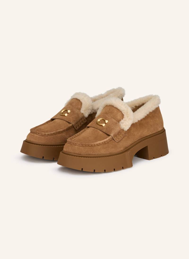 Coach Plateau-Loafer Leah beige von Coach