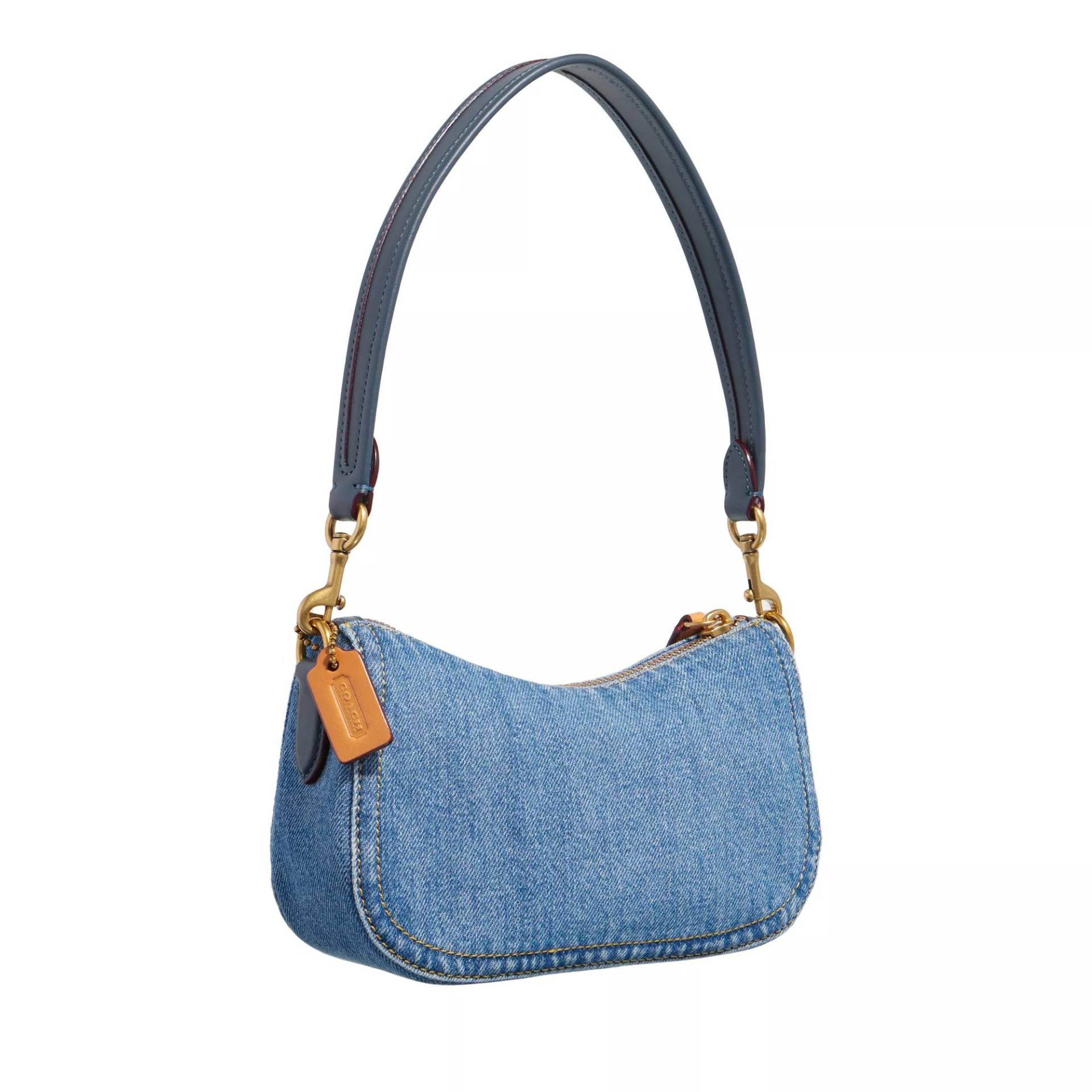 Coach Pochettes - Denim Swinger 20 - Gr. unisize - in Blau - für Damen von Coach