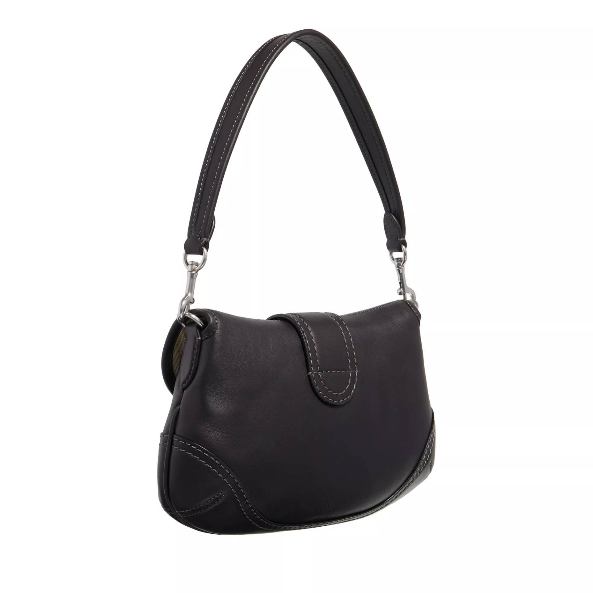 Coach Satchel Bag - Regenerative Glovetanned Leather Soho Bag - Gr. unisize - in Schwarz - für Damen von Coach