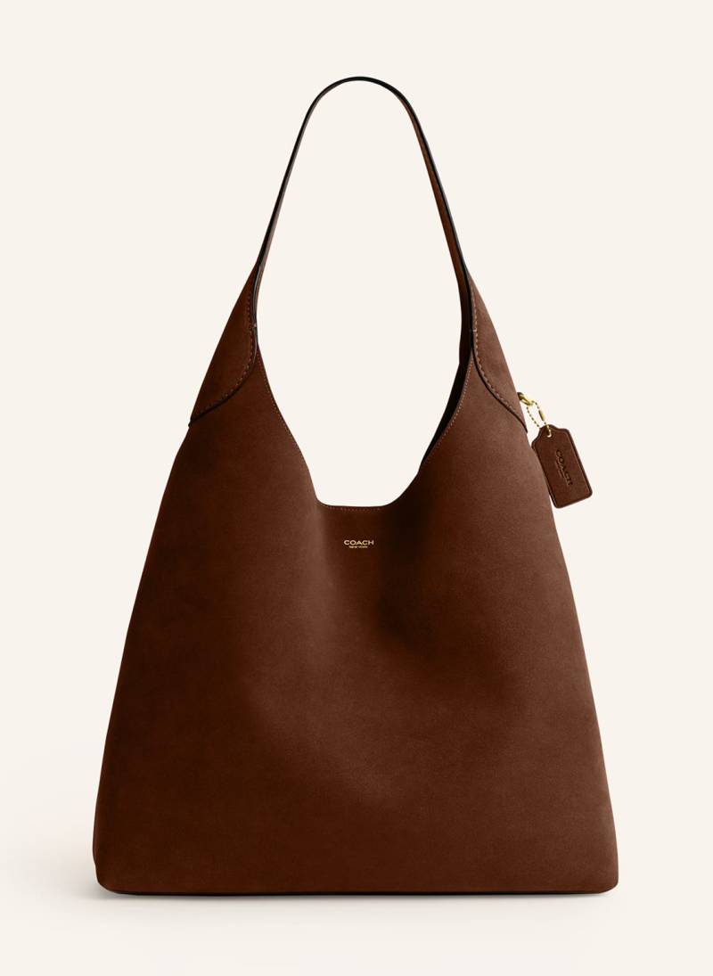 Coach Schultertasche Brooklyn Large braun von Coach