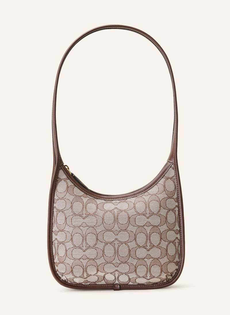 Coach Schultertasche Curve braun von Coach