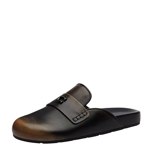 Coach Sculpted C Clog Slipper für Damen, Schwarz, 40.5 EU von Coach