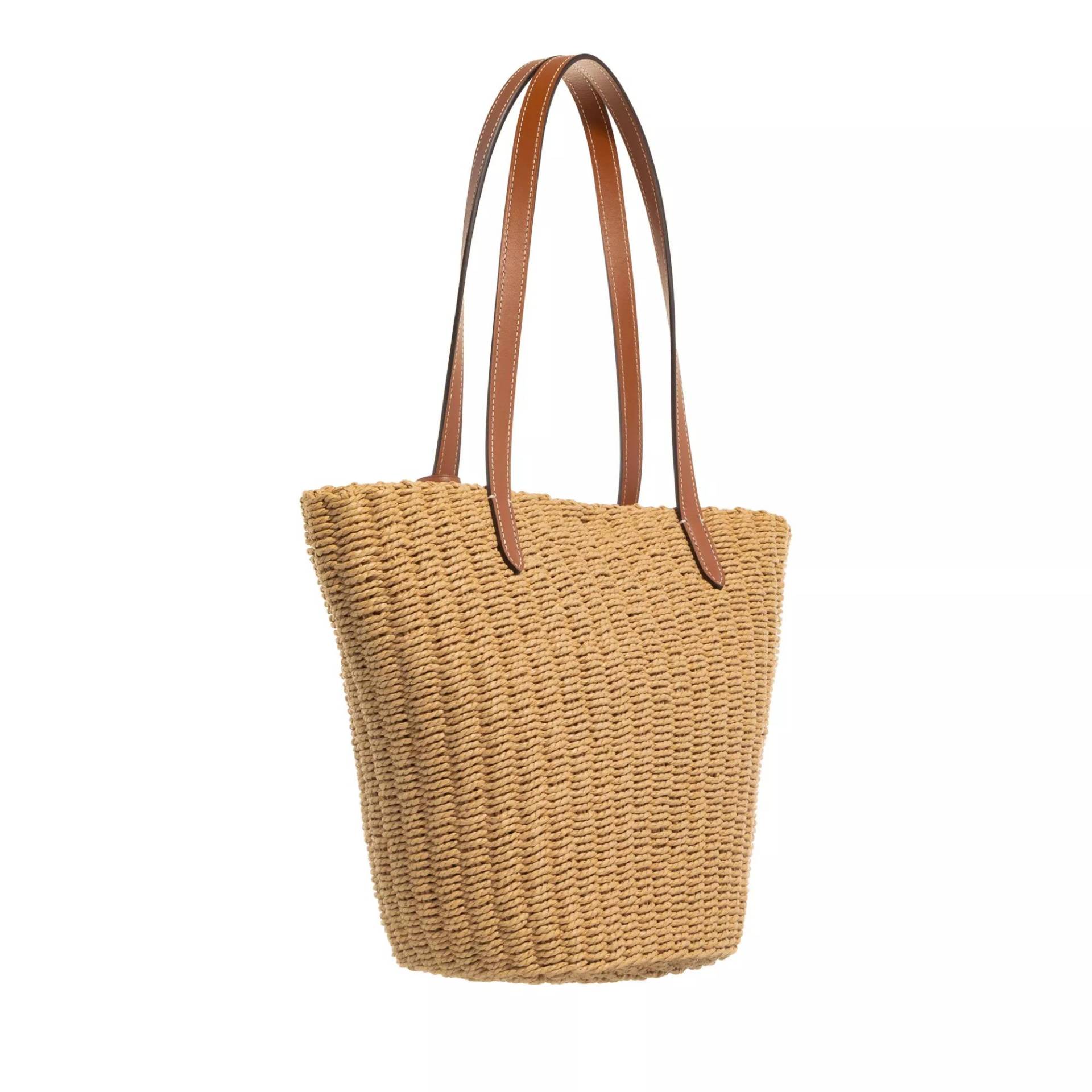 Coach Shopper - Small Straw Tote - Gr. unisize - in Beige - für Damen von Coach