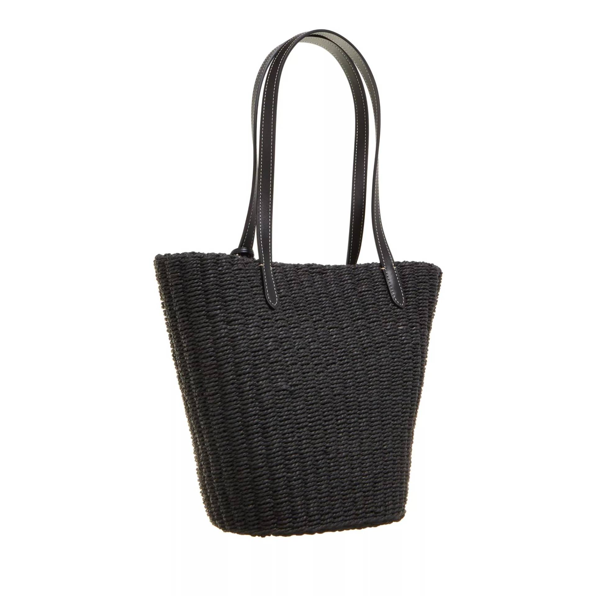 Coach Shopper - Small Straw Tote - Gr. unisize - in Schwarz - für Damen von Coach