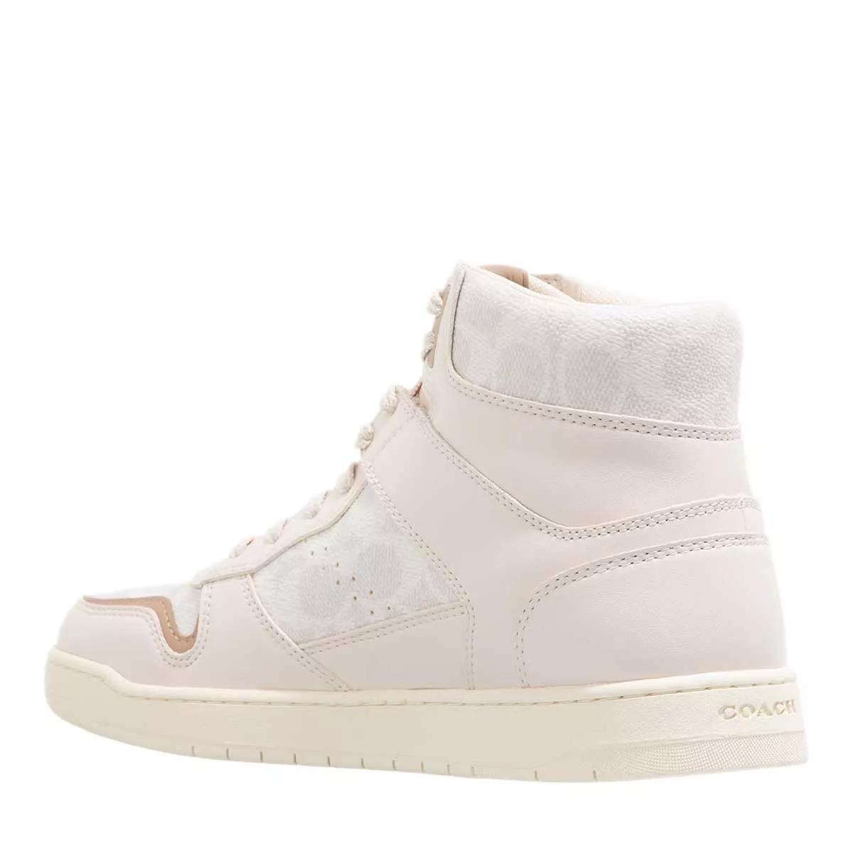 Coach Sneakers - Hi Top Coated Canvas Sneaker - Gr. 40 (EU) - in Beige - für Damen von Coach