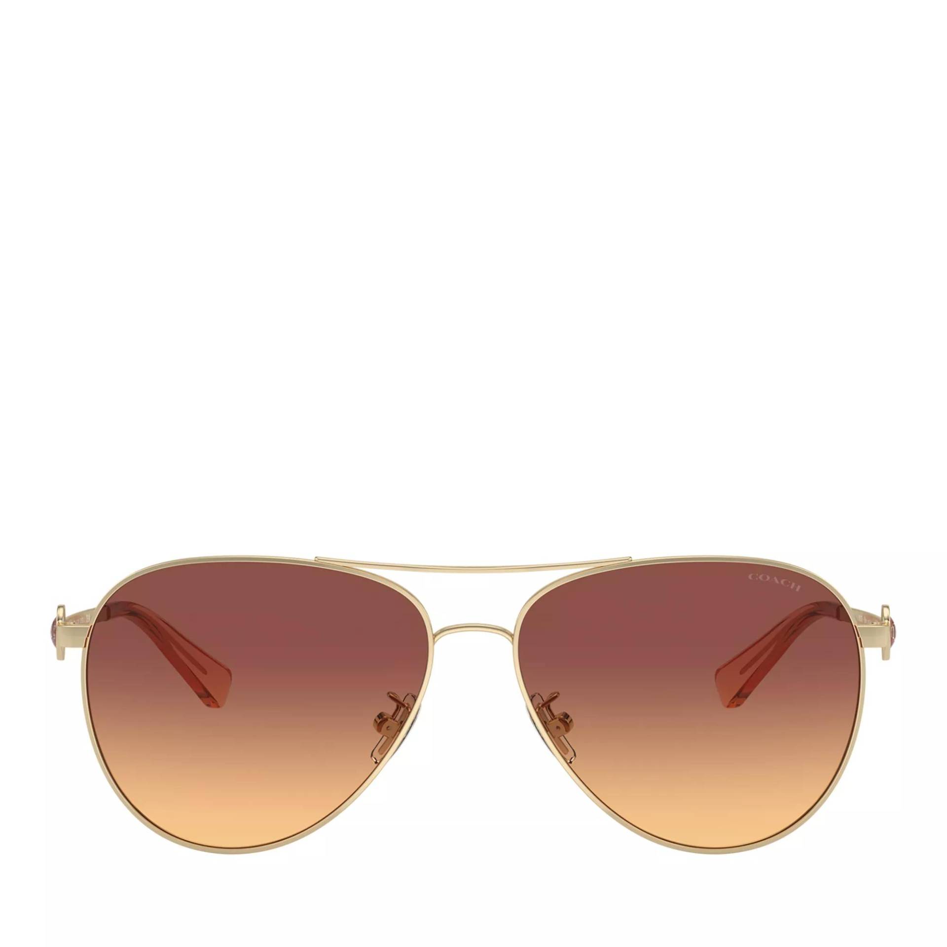 Coach Sonnenbrille - 0HC7128 58 900578 - Gr. unisize - in Gold - für Damen von Coach