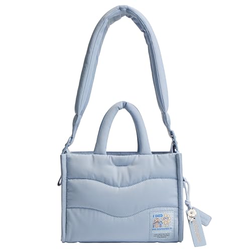 Coach The Summer I Turned Pretty Loop Mini Puffy Tote, Light Twilight von Coach