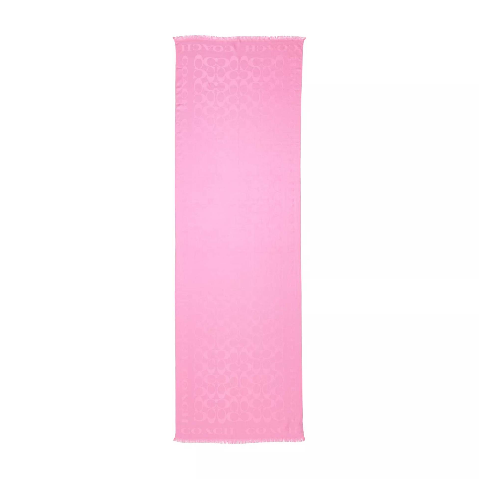 Coach Tücher & Schals - Signature C Border Stole - Gr. unisize - in Rosa - für Damen von Coach