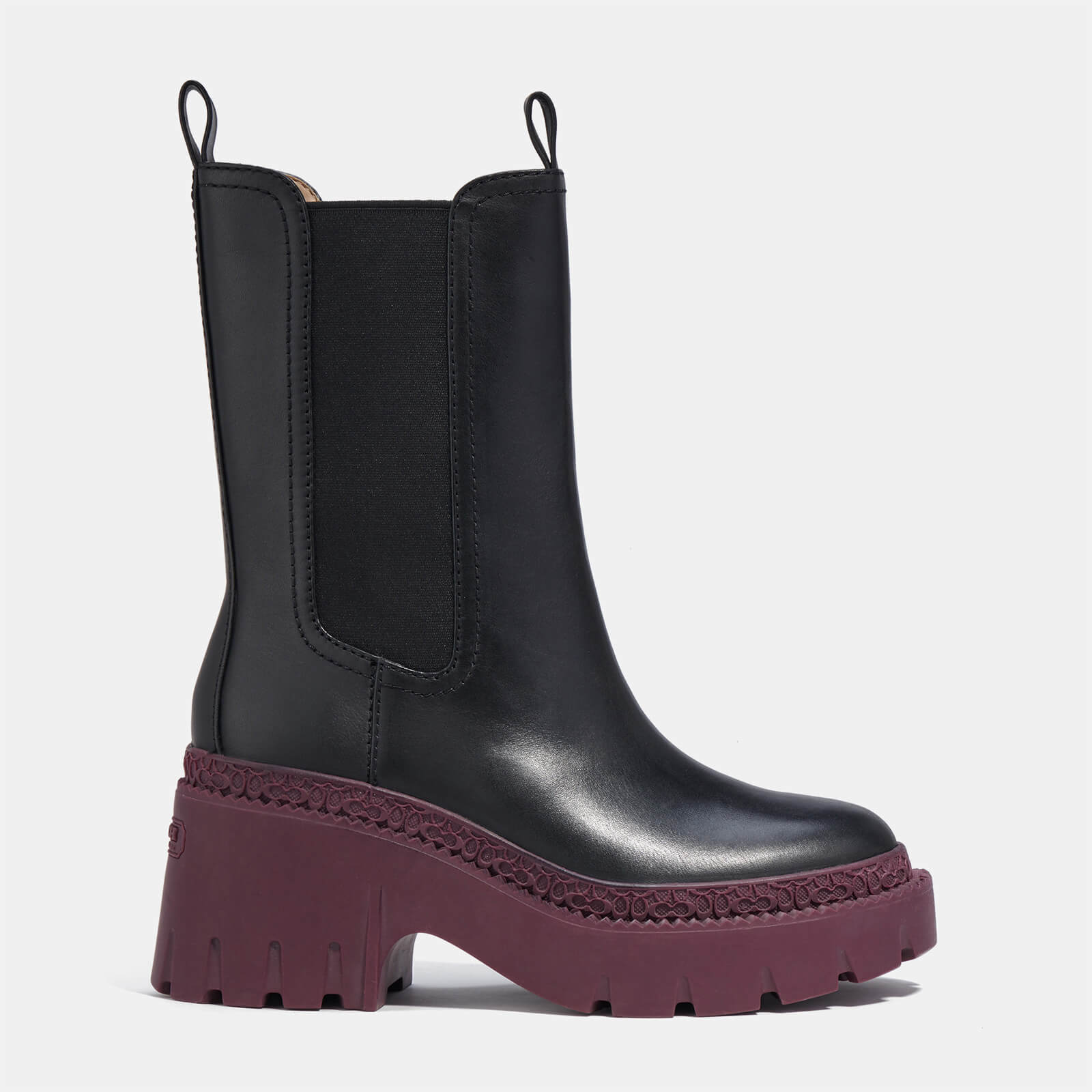 Coach Alexa Leather Heeled Chelsea Boots - UK 5 von Coach