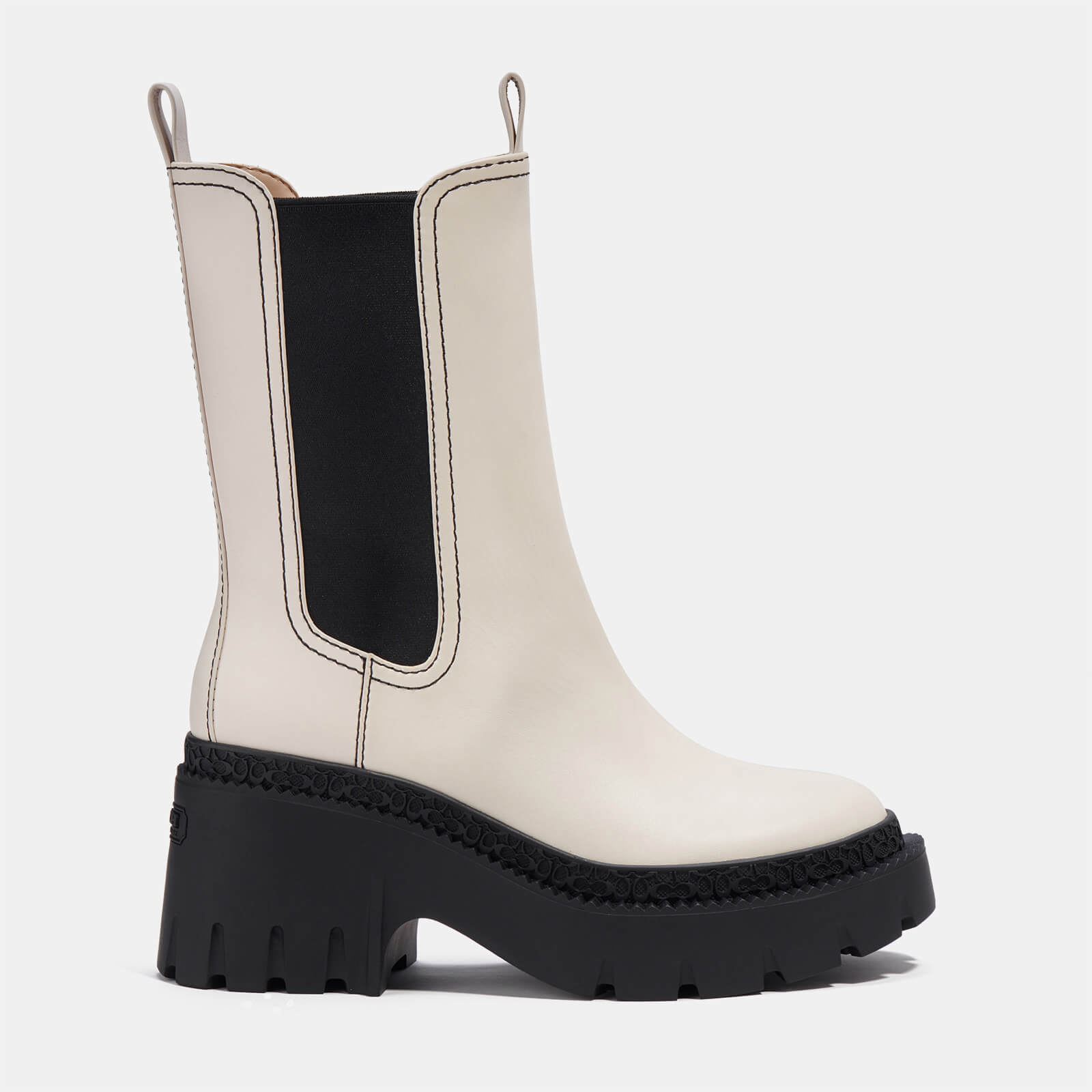 Coach Alexa Leather Heeled Chelsea Boots - UK 4 von Coach