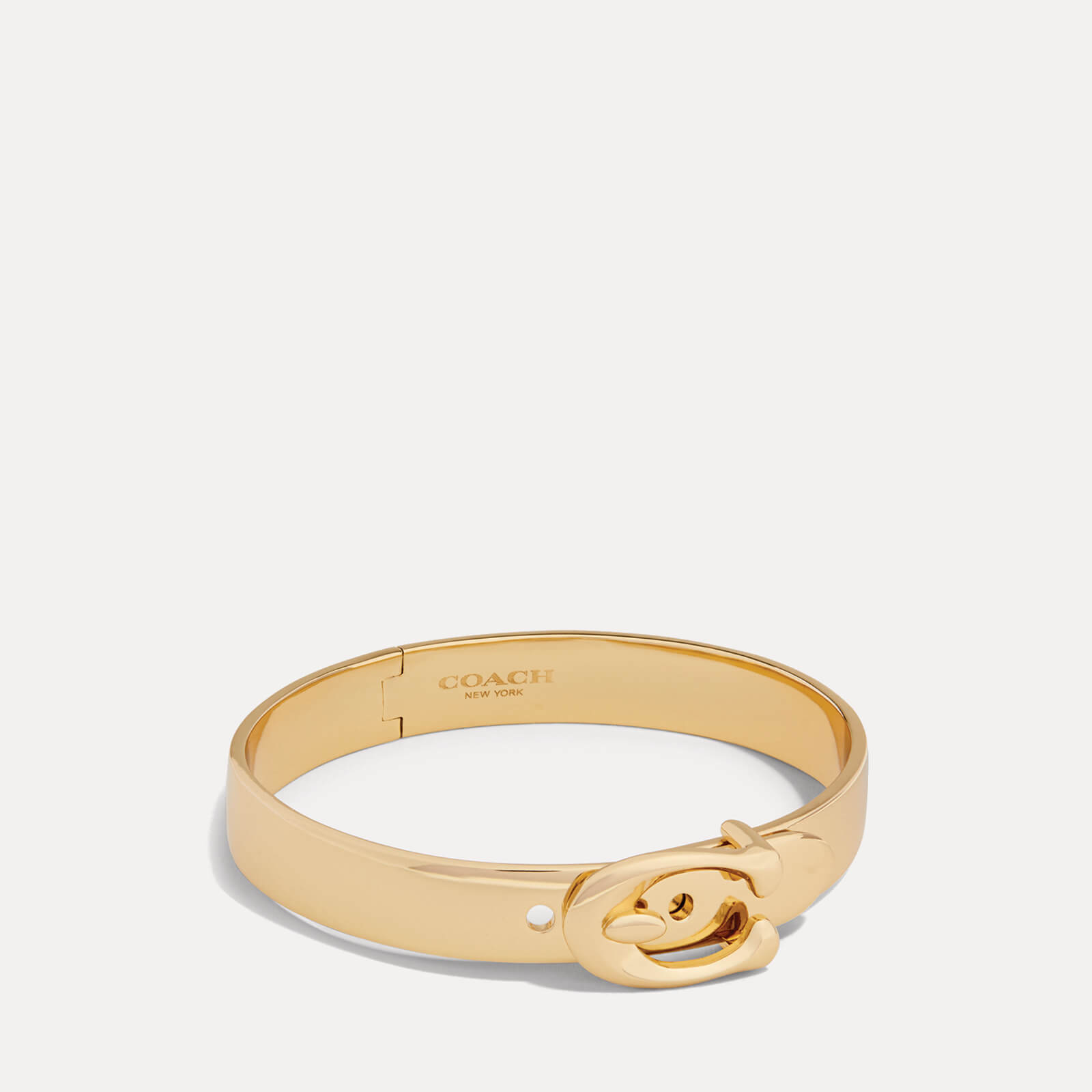 Coach C Buckle Gold-Tone Bracelet von Coach