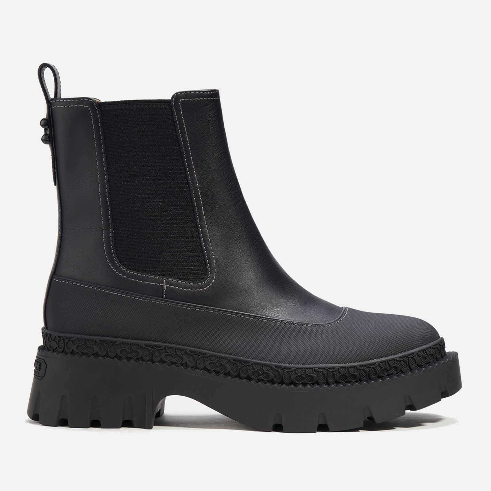 Coach Jayla Leather Chelsea Boots - UK 3 von Coach