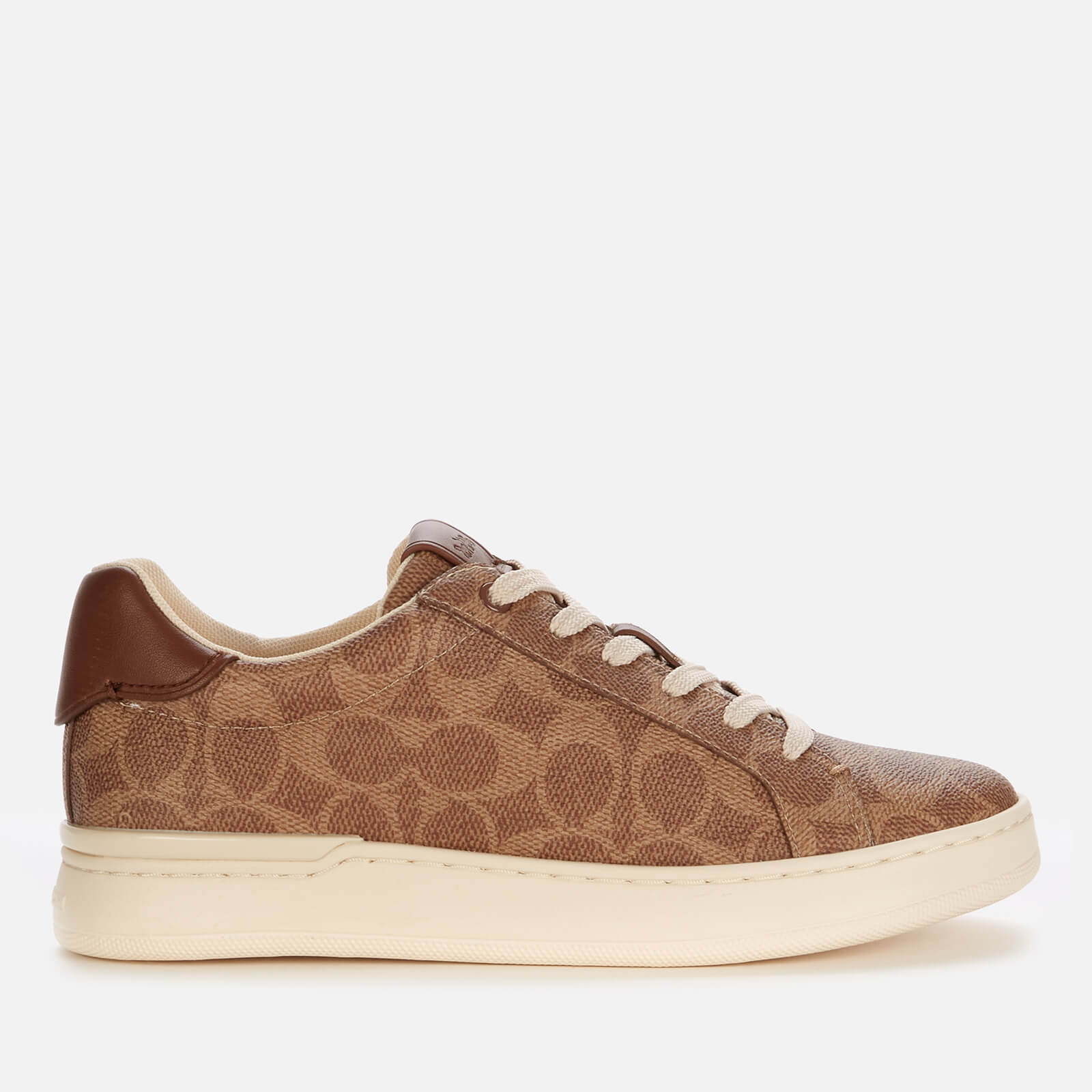 Coach Women's Lowline Coated Canvas Trainers - Tan - UK 3 von Coach