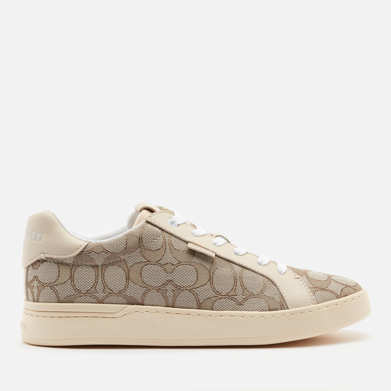 Coach Women's Lowline Jacquard Trainers - Stone/Chalk - UK 3 von Coach