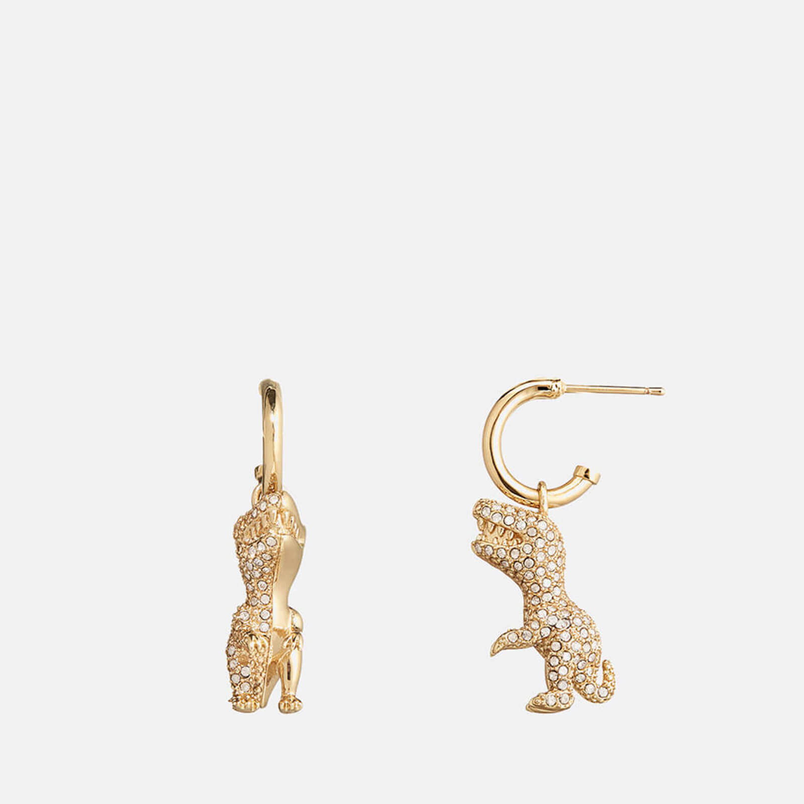 Coach Rexy Crystal and Gold-Tone Earrings von Coach