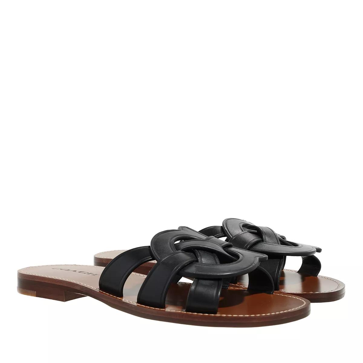 male Komfort Sandalen schwarz Sandale 39,5 von Coach