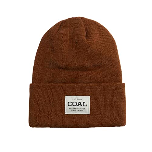 Coal Uniform Acyrlic Workwear Knit Cuff Beanie, Recyceltes Hellbraun, Einheitsgröße von Coal