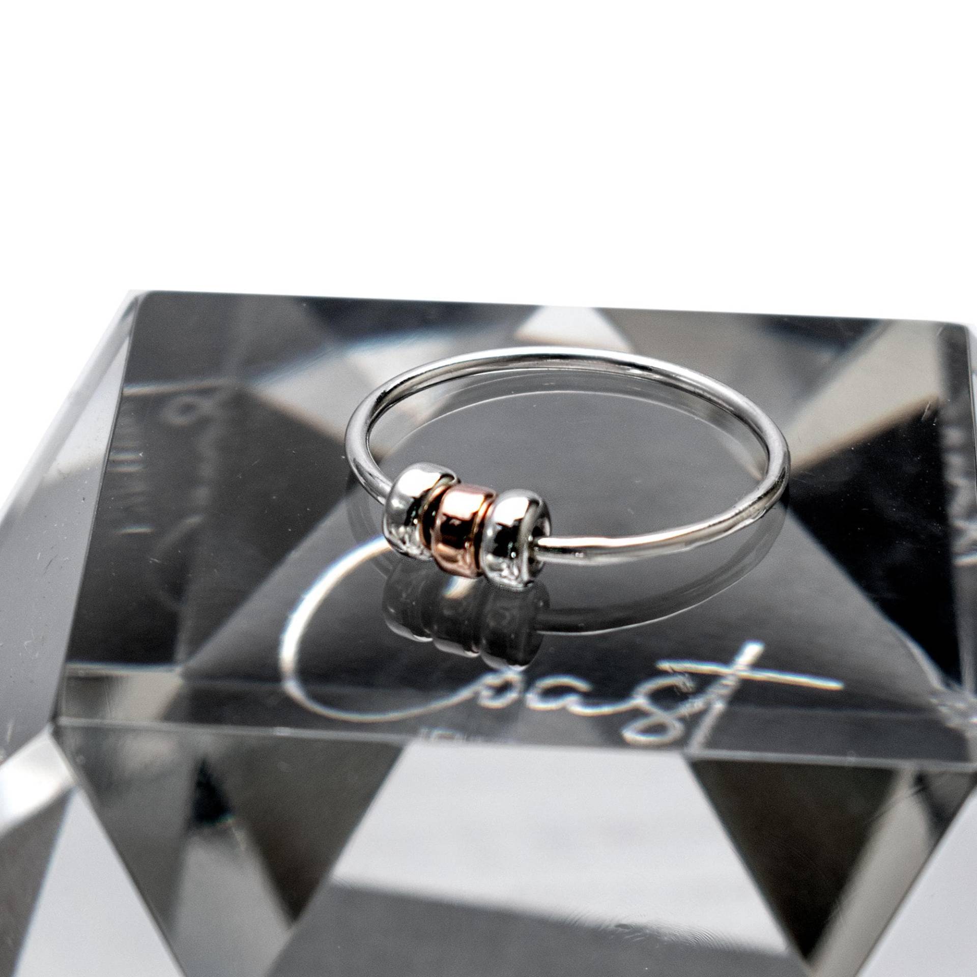 Fidget Ringe | Stapelbare Silber Angst von CoastJewelleryDesign