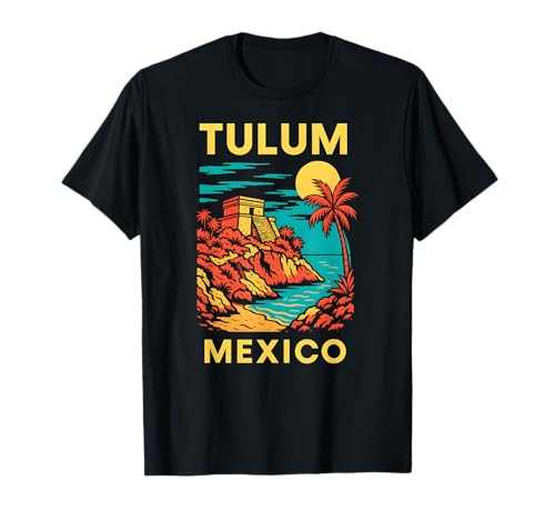 Maya-Ruinen Strand Tulum Mexiko Vintage Herren Coastal Living T-Shirt Maya-Ruinen Strand Tulum Mexiko Vintage Herren Coastal Living T-Shirt von Coastal Living Tulum Beach Surfs Up Skate Apparel
