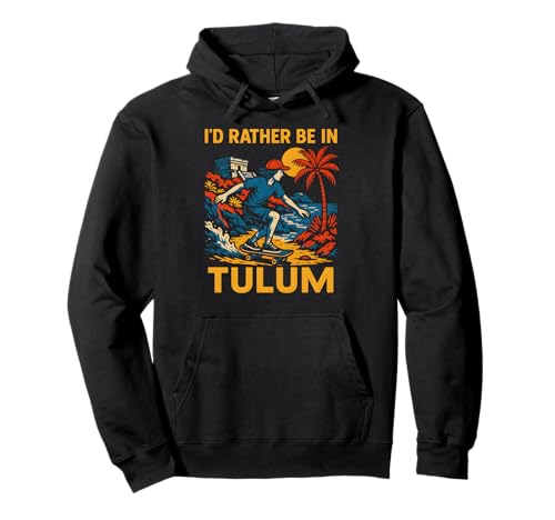 Tulum Beach Id Rather Be In Tulum Vintage Damen Strandleben Pullover Hoodie Tulum Beach Id Rather Be In Tulum Vintage Damen Strandleben Pullover Hoodie von Coastal Living Tulum Beach Surfs Up Skate Apparel