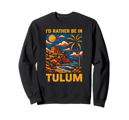 Tulum Beach Id Rather Be In Tulum Vintage Damen Strandleben Sweatshirt Tulum Beach Id Rather Be In Tulum Vintage Damen Strandleben Sweatshirt von Coastal Living Tulum Beach Surfs Up Skate Apparel