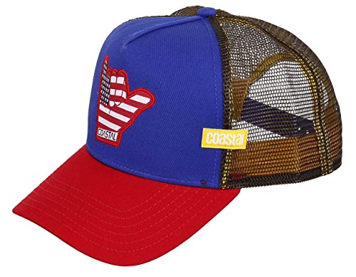 COASTAL - US Shaka (blue) - Trucker Cap Meshcap Kappe Mütze Cappy Caps von Coastal