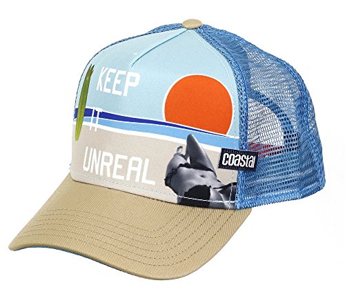 COASTAL - Unreal (khaki/teal) - High Fitted Trucker Cap von Coastal