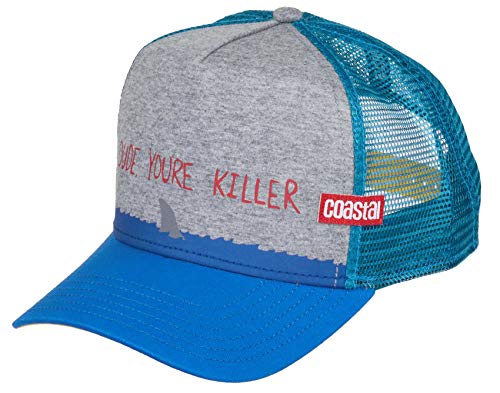 Coastal Trucker Cap HFT Killer Dude Heather Grey/Petrol/Blue, Size:ONE Size von Coastal