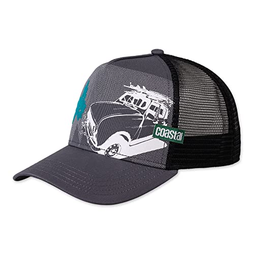 Coastal - New B (Charcoal) - Trucker Cap Meshcap Kappe Mütze Cappy Caps (Charcoal) von Coastal