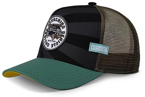 Coastal - Nijima Island (Black) - Trucker Cap Meshcap Kappe Mütze Cappy Caps von Coastal