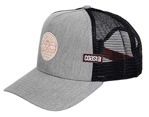 Coastal See Ya Trucker Kappe Verstellbar Basecap Mesh Grau - One-Size von Coastal