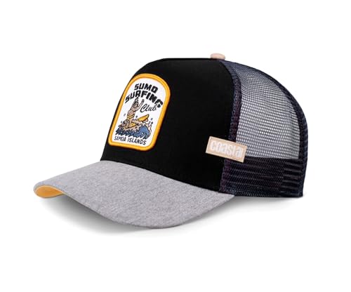 Coastal - Sumo Samoa (Black/Grey) - Trucker Cap Meshcap Kappe Mütze Cappy Caps von Coastal