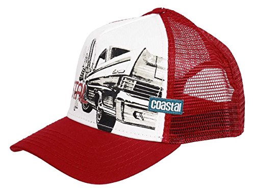 Coastal - Surf & Cars & Chicks (deep red) - Trucker Cap von Coastal