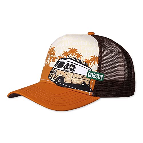 Coastal - SurfBubbi (Khaki/Rust) - Trucker Cap Meshcap Kappe Mütze Cappy Caps von Coastal