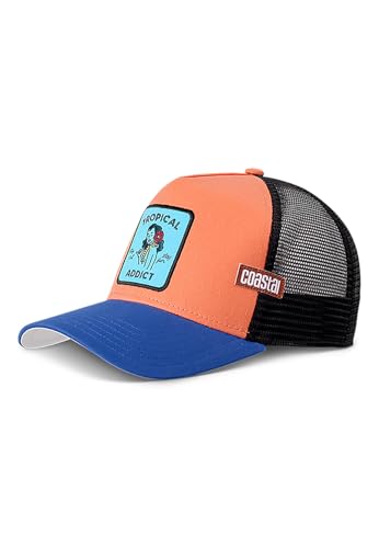 Coastal - Tropical Addict (Apricot/Blue) - Trucker Cap Meshcap Hat Kappe Mütze Caps von Coastal