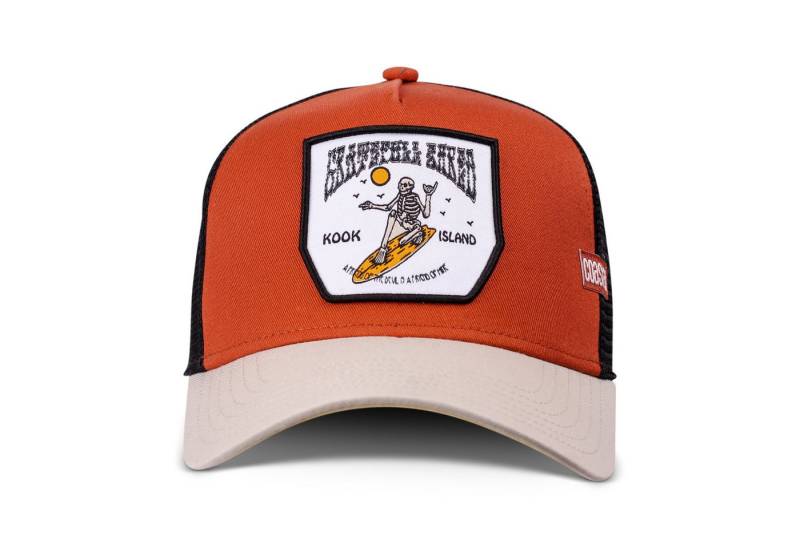 Coastal Trucker Cap Coastal HFT Grateful Shred Trucker Cap Rust/Sand (Basecap, Trucker Kappe, Meshcap) von Coastal