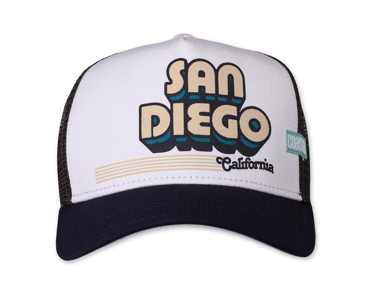 Coastal Trucker Cap Coastal HFT Trucker Cap San Diego white/navy (Basecap, Meshcap, Trucker Kappe) von Coastal
