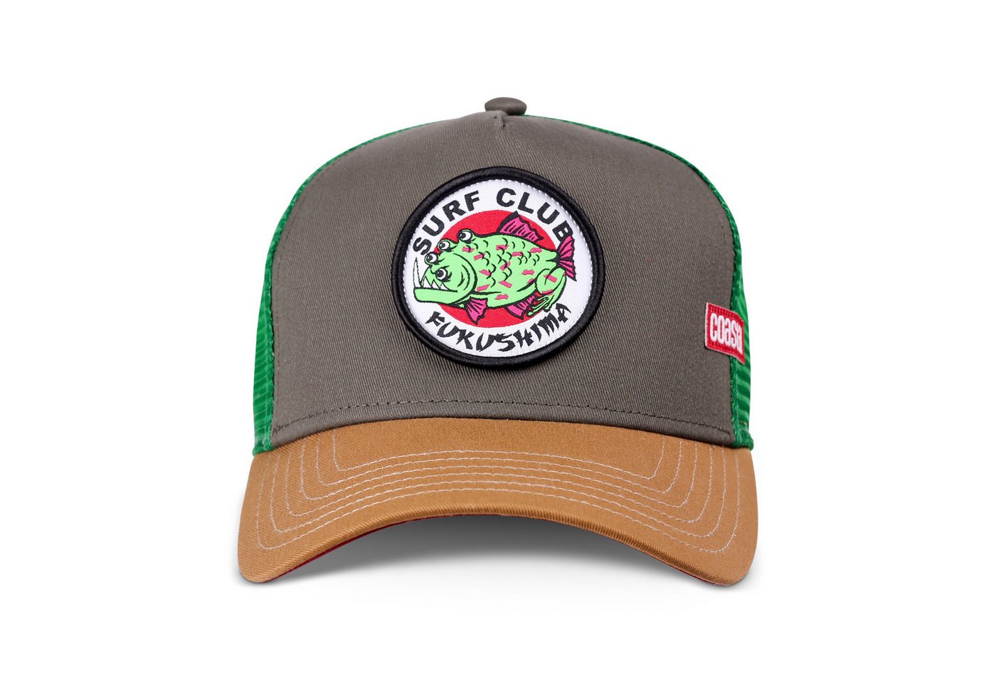 Coastal Trucker Cap Coastal Trucker Cap HFT Fukushima Olive/Wheat/Green (Basecap, Meshcap, Trucker Kappe) von Coastal