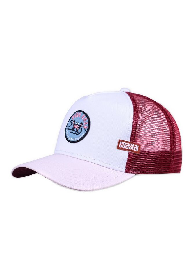 Coastal Trucker Cap Coastal Trucker Cap PINK CRAB Rot Weiß von Coastal