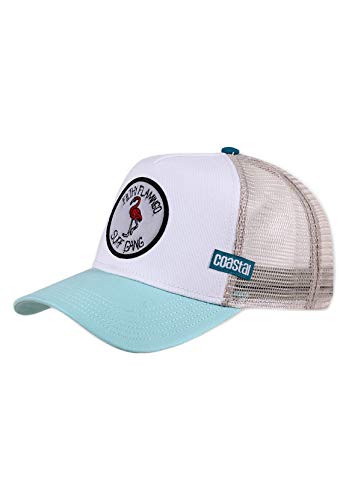 Coastal Trucker Cap Filthy Flamingo Beige Weiß, Size:ONE Size von Coastal