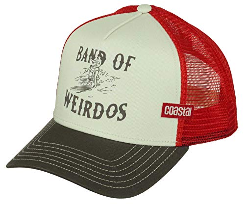 Coastal Trucker Cap HFT Band of Weirdos White/Olive/Red, Size:ONE Size von Coastal