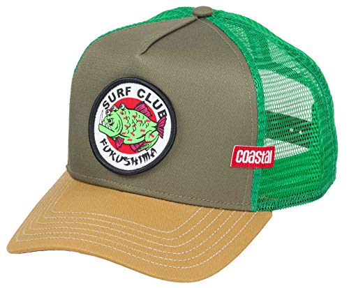 Coastal Trucker Cap HFT Fukushima Olive/Wheat/Green, Size:ONE Size von Coastal