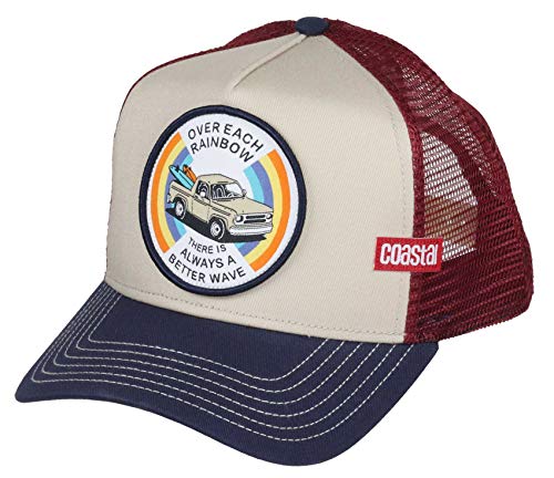 Coastal Trucker Cap HFT Rainbow Beige/Blue/Wine, Size:ONE Size von Coastal